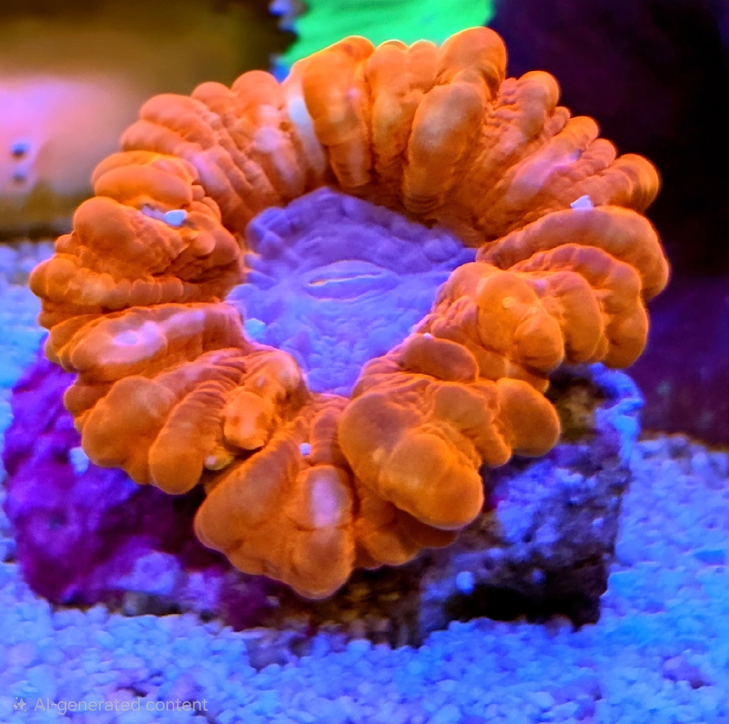 WYSIWYG Ultra Red And Purple Mouth Cynarina Coral