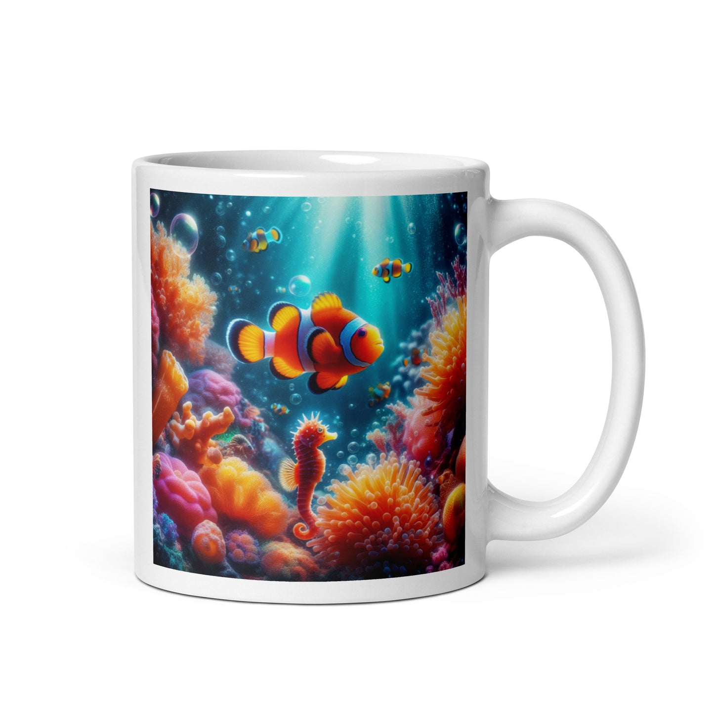 Clownfish & Seahorse Coffee Mug