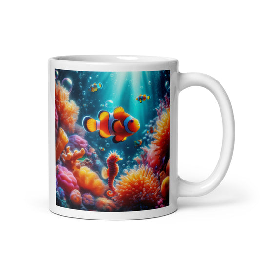 Clownfish & Seahorse Coffee Mug
