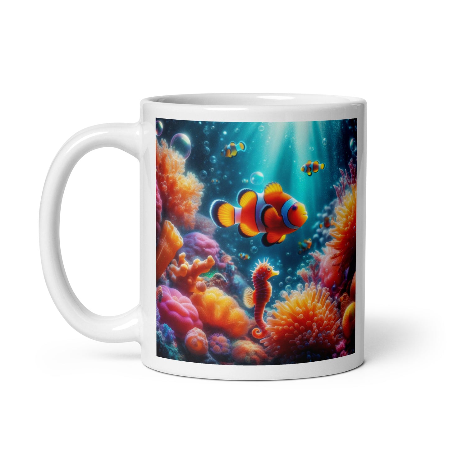 Clownfish & Seahorse Coffee Mug